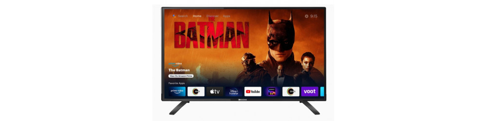 Television: Kodak  (32 inches) Rs.9024 to Rs.9499
